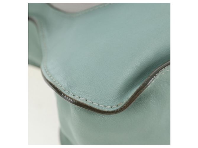 Chloé Borsa Chloe Marcie in pelle 2way Verde Oro Auth 200450V D'oro - vista 12