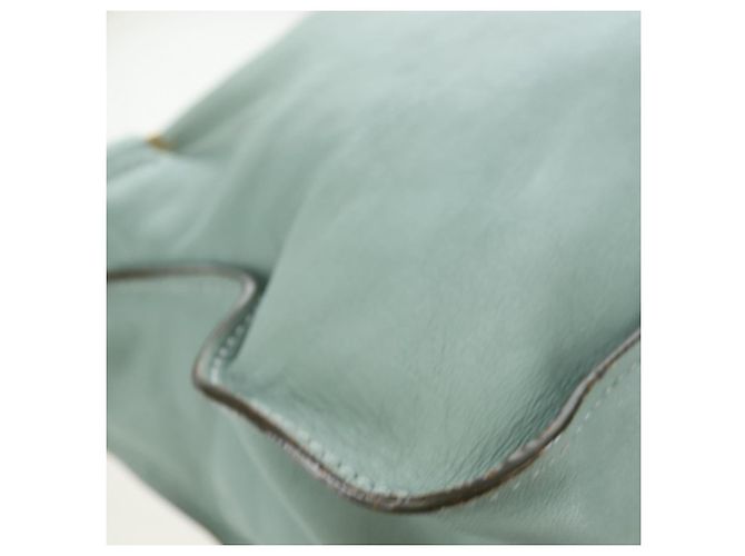 Chloé Borsa Chloe Marcie in pelle 2way Verde Oro Auth 200450V D'oro - vista 14