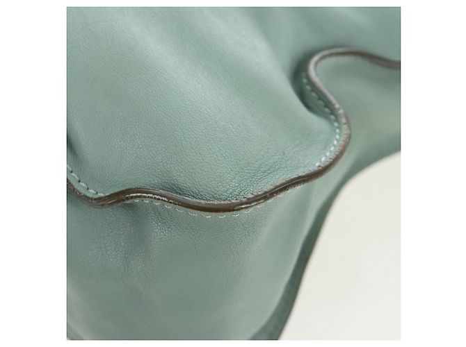 Chloé Borsa Chloe Marcie in pelle 2way Verde Oro Auth 200450V D'oro - vista 15