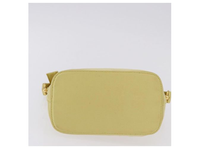 Pouch PRADA in raso giallo oro autentica 201895 D'oro - vista 10