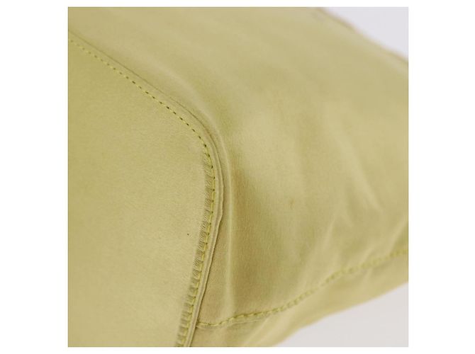 Pouch PRADA in raso giallo oro autentica 201895 D'oro - vista 12