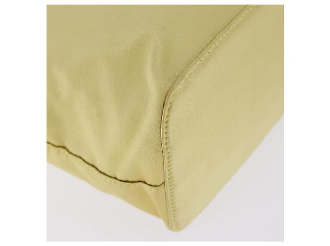 Pouch PRADA in raso giallo oro autentica 201895 D'oro - vista 13