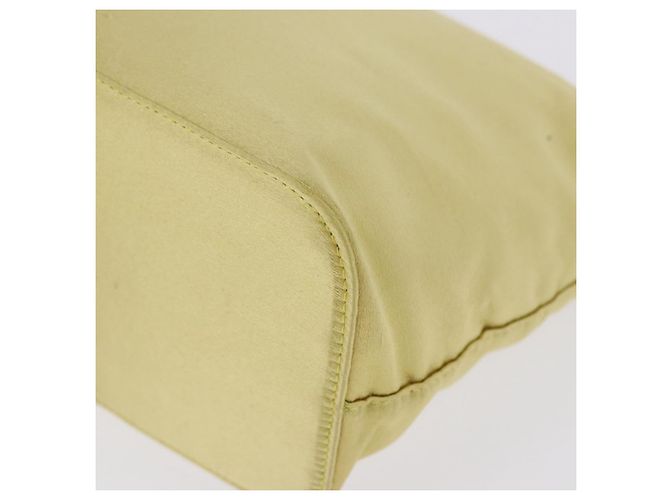Pouch PRADA in raso giallo oro autentica 201895 D'oro - vista 14