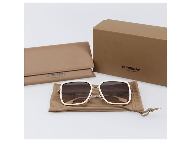Gafas de sol BURBERRY plástico White Auth BA15676M Blanco - vista 18