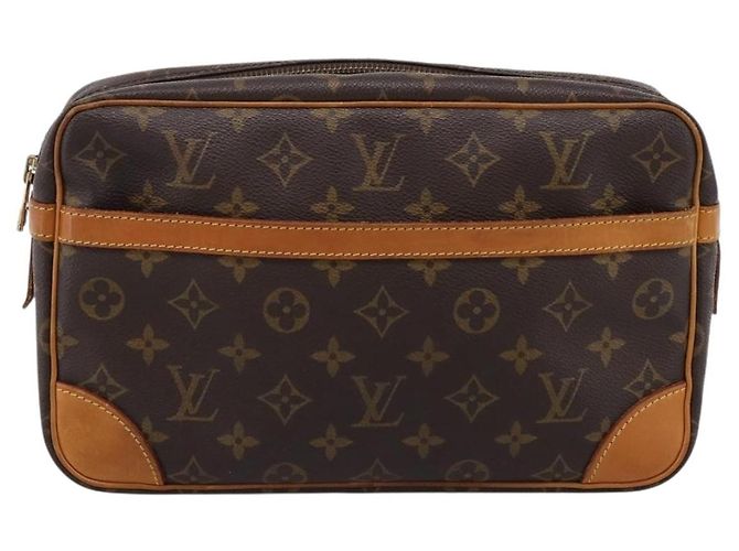 LOUIS VUITTON Monogram Compiegne 28 Clutch Bag M51845 LV Auth 200743 Monogramma - vista 2