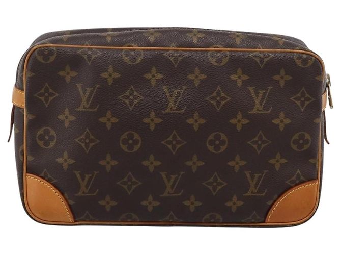 LOUIS VUITTON Monogram Compiegne 28 Clutch Bag M51845 LV Auth 200743 Monogramma - vista 3