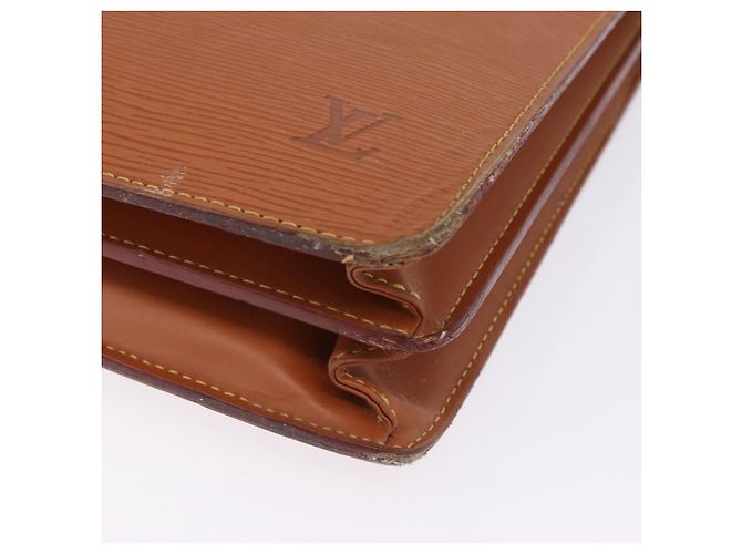 LOUIS VUITTON Epi Serviette Conseiller Case Zipangu Gold M54428 LV Auth 203011 - vista 11