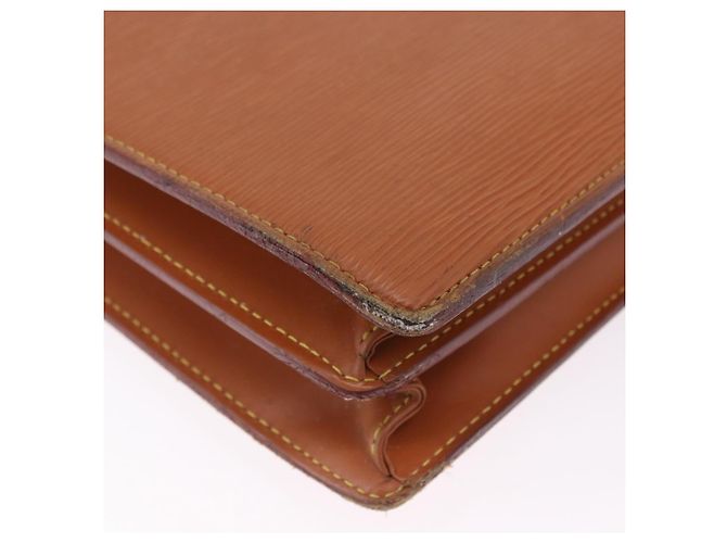 LOUIS VUITTON Epi Serviette Conseiller Case Zipangu Gold M54428 LV Auth 203011 - vista 12
