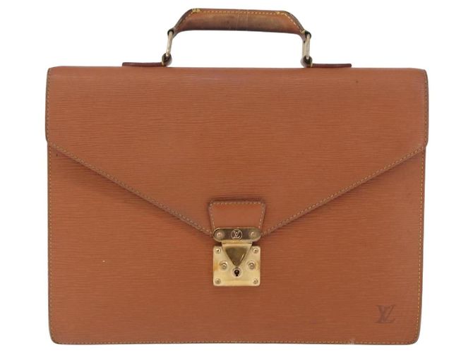 LOUIS VUITTON Epi Serviette Conseiller Case Zipangu Gold M54428 LV Auth 203011 - vista 2