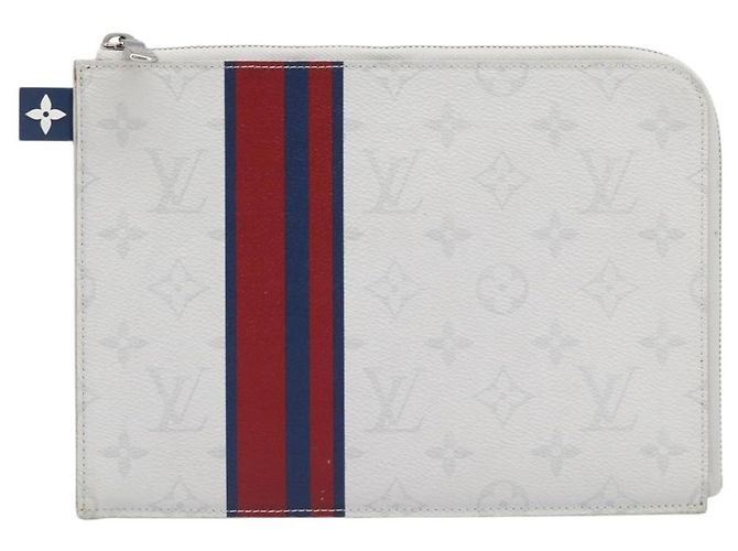 LOUIS VUITTON Monogram White Pochette Jules PM Bag White M61745 LV Auth 202622V Bianco Monogramma - vista 13