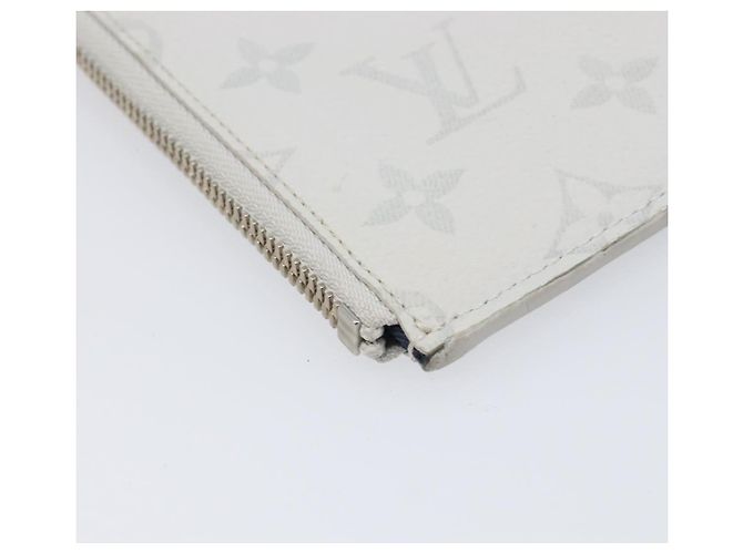 LOUIS VUITTON Monogram White Pochette Jules PM Bag White M61745 LV Auth 202622V Bianco Monogramma - vista 16