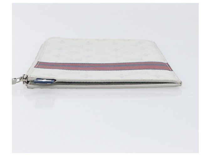 LOUIS VUITTON Monogram White Pochette Jules PM Bag White M61745 LV Auth 202622V Bianco Monogramma - vista 4