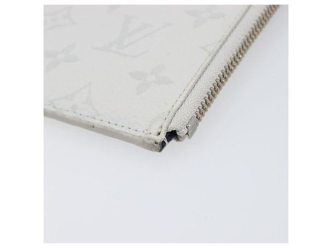 LOUIS VUITTON Monogram White Pochette Jules PM Bag White M61745 LV Auth 202622V Bianco Monogramma - vista 7