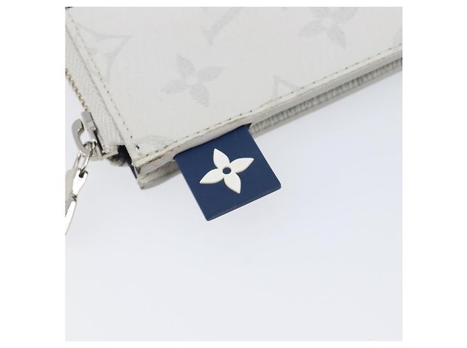 LOUIS VUITTON Monogram White Pochette Jules PM Bag White M61745 LV Auth 202622V Bianco Monogramma - vista 8