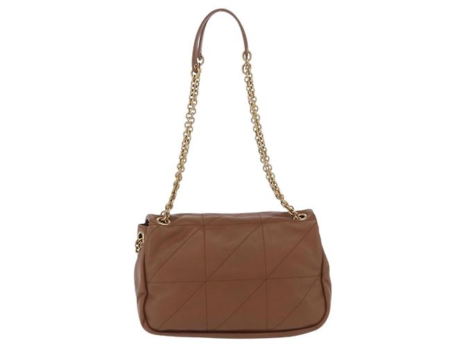 Autre Marque Borsa a tracolla SAINT LAURENT Jamie in pelle marrone e oro Auth 200430M D'oro - vista 3