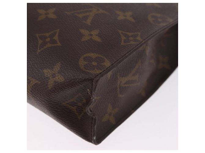 LOUIS VUITTON Monogram Poche Toilette 26 Pouch M47542 LV Auth 201299 Monogramma - vista 16