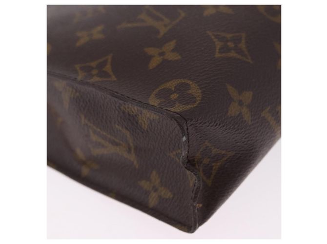 LOUIS VUITTON Monogram Poche Toilette 26 Pouch M47542 LV Auth 201299 Monogramma - vista 7