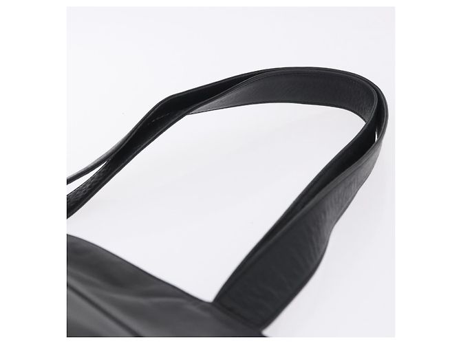 CHANEL Tote Bag aus Lammleder Schwarz CC Auth 201339A - Ansicht 8