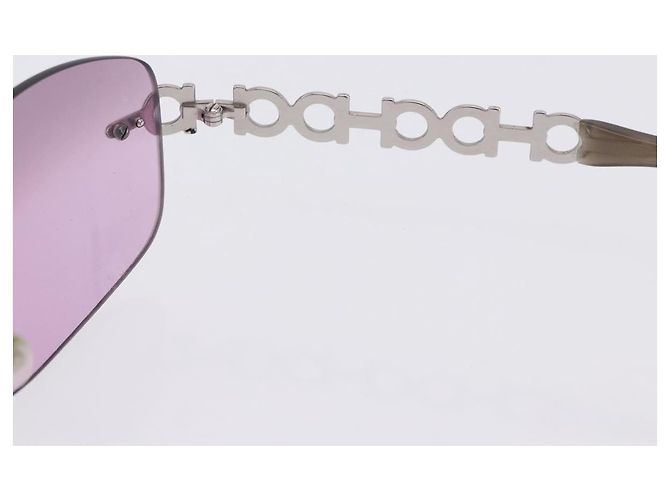 Set di 2 occhiali da sole GUCCI Salvatore Ferragamo Metal Viola Blu Auth bs36922 Porpora - vista 16