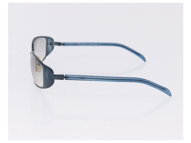 Set di 2 occhiali da sole GUCCI Salvatore Ferragamo Metal Viola Blu Auth bs36922 Porpora - vista 6