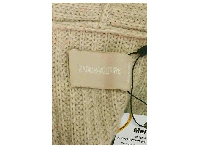 Zadig & Voltaire Rita Cardigan aus Wolle beige - Ansicht 5