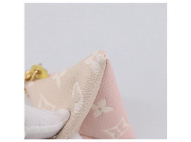 LOUIS VUITTON Monogram Empreinte Berlingo Charm Beige M00669 LV Auth 203314M Monogramma - vista 13