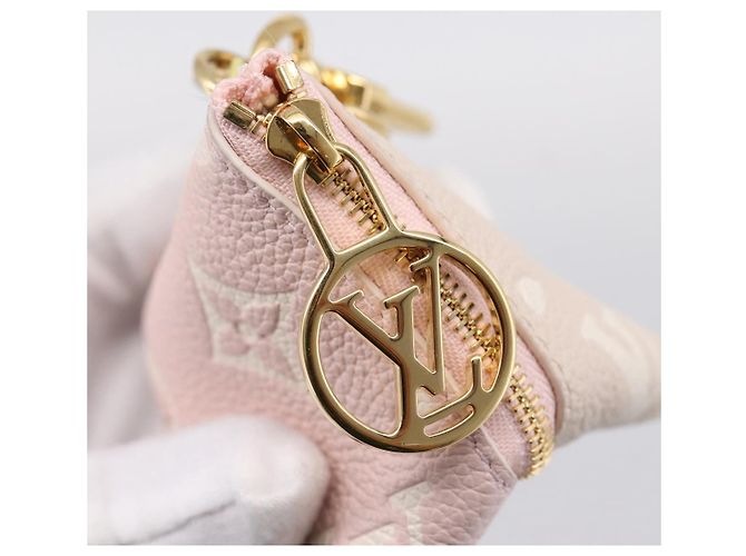 LOUIS VUITTON Monogram Empreinte Berlingo Charm Beige M00669 LV Auth 203314M Monogramma - vista 14
