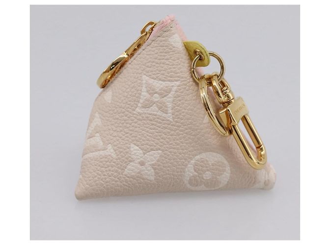 LOUIS VUITTON Monogram Empreinte Berlingo Charm Beige M00669 LV Auth 203314M Monogramma - vista 5