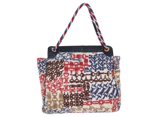Céline CELINE Schultertasche Pile Multicolor Gold Auth 202453A Mehrfarben Golden - Ansicht 2