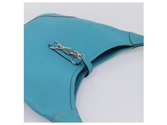 Hermès Borsa a tracolla HERMES Trim 31 in pelle Azzurro Argento Auth 203229V Blu chiaro - vista 6
