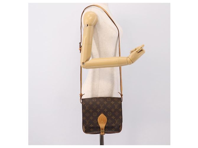 LOUIS VUITTON Monogram Cartouchiere MM Shoulder Bag M51253 LV Auth ka6130 Monogramma - vista 24