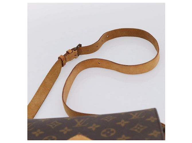 LOUIS VUITTON Monogram Cartouchiere MM Shoulder Bag M51253 LV Auth ka6130 Monogramma - vista 8