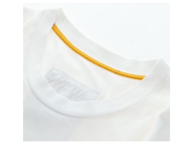 Dolce & Gabbana Camiseta de manga corta de algodón DOLCE&GABBANA Jujutsu Kaisen Panda Auth 167562M Blanco Amarillo - vista 14