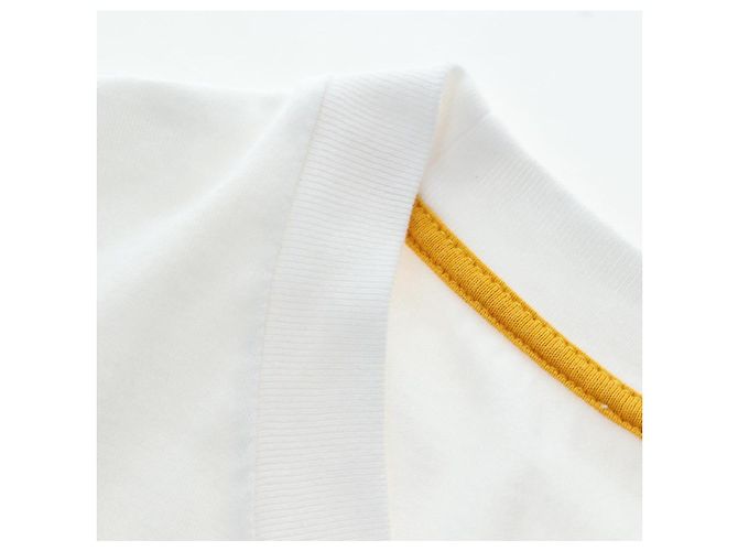 Dolce & Gabbana Camiseta de manga corta de algodón DOLCE&GABBANA Jujutsu Kaisen Panda Auth 167562M Blanco Amarillo - vista 15
