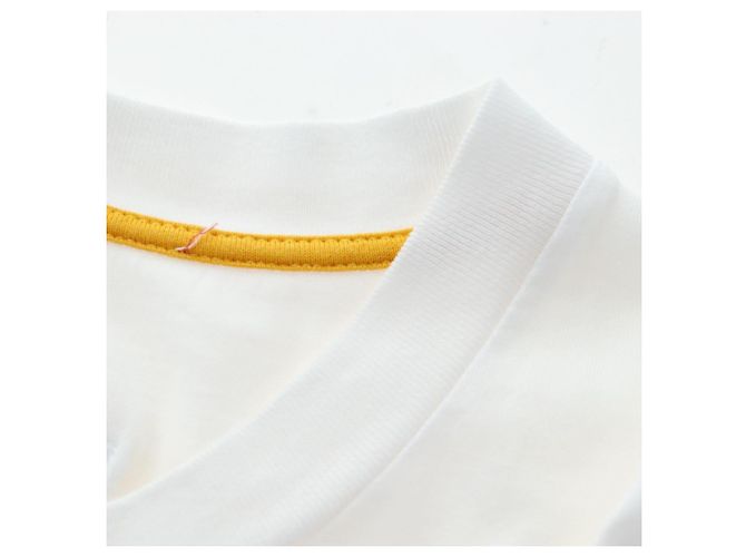 Dolce & Gabbana Camiseta de manga corta de algodón DOLCE&GABBANA Jujutsu Kaisen Panda Auth 167562M Blanco Amarillo - vista 17