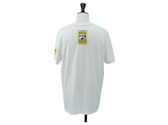 Dolce & Gabbana Camiseta de manga corta de algodón DOLCE&GABBANA Jujutsu Kaisen Panda Auth 167562M Blanco Amarillo - vista 2