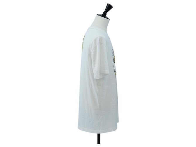 Dolce & Gabbana Camiseta de manga corta de algodón DOLCE&GABBANA Jujutsu Kaisen Panda Auth 167562M Blanco Amarillo - vista 4