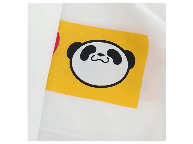 Dolce & Gabbana Camiseta de manga corta de algodón DOLCE&GABBANA Jujutsu Kaisen Panda Auth 167562M Blanco Amarillo - vista 7