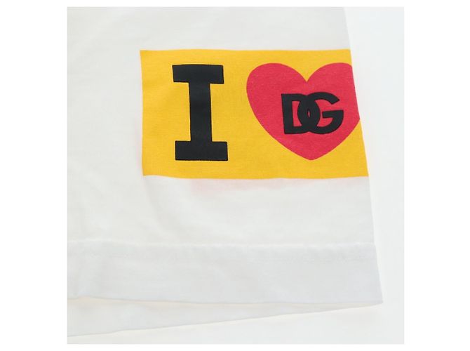 Dolce & Gabbana Camiseta de manga corta de algodón DOLCE&GABBANA Jujutsu Kaisen Panda Auth 167562M Blanco Amarillo - vista 8
