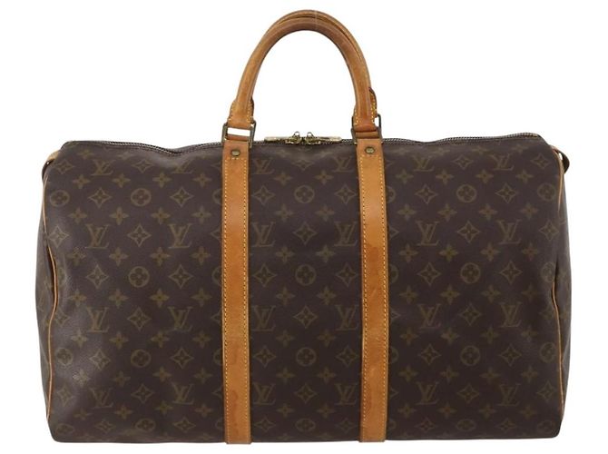LOUIS VUITTON Monogram Keepall 50 Boston Bag M41426 LV Auth 197861 Monogramm - Ansicht 2