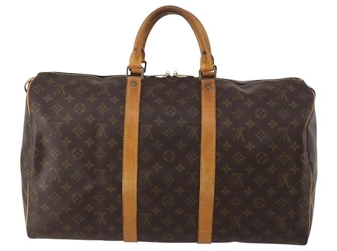 LOUIS VUITTON Monogram Keepall 50 Boston Bag M41426 LV Auth 197861 Monogramm - Ansicht 3