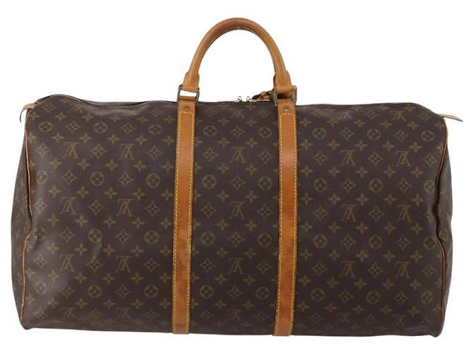 LOUIS VUITTON Monogram Keepall 60 Boston Bag M41422 LV Auth 197828 Monogramm - Ansicht 3