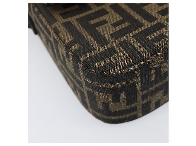 FENDI x FRGMT x POKEMON Mamma Baguette Kairyu Zucca Brown 8BR600 Auth 167552SM Marrone Argento - vista 13