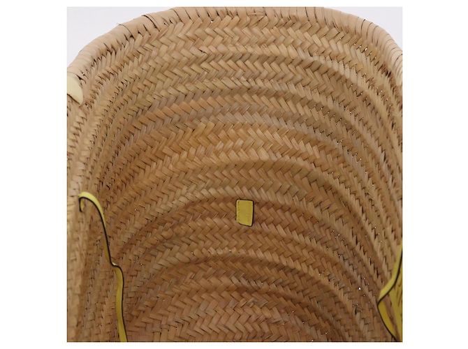 Borsa a mano VALENTINO in rafia beige e oro autentica bs36900V D'oro - vista 18