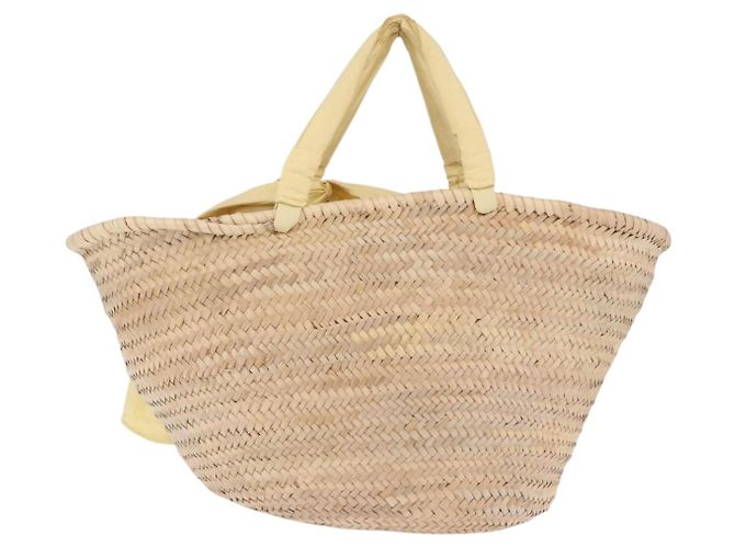 Borsa a mano VALENTINO in rafia beige e oro autentica bs36900V D'oro - vista 2