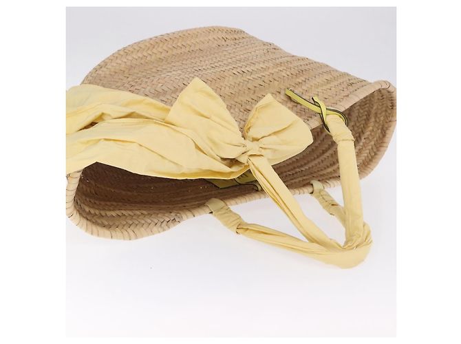 Borsa a mano VALENTINO in rafia beige e oro autentica bs36900V D'oro - vista 6
