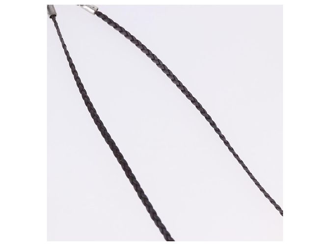 Céline Collar Choker CELINE Cuero Brown Auth SW2831 Castaño - vista 5