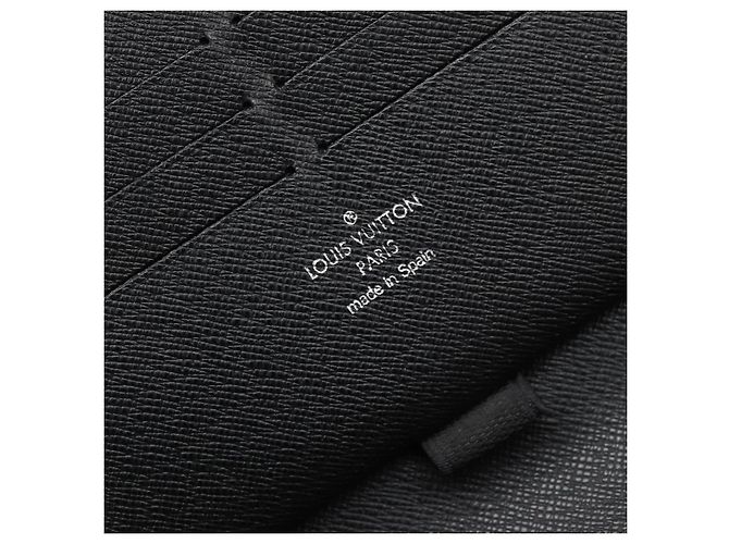 LOUIS VUITTON Damier Grafitte Zippy Organizer Long Wallet N63077 LV Auth 202603 Damier ebene - vista 10