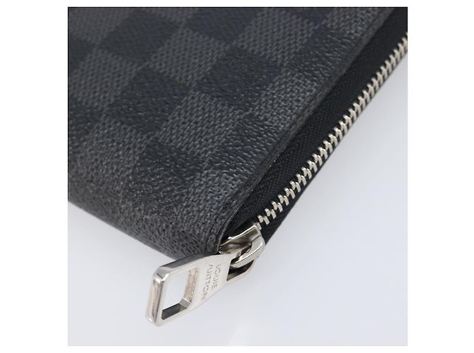 LOUIS VUITTON Damier Grafitte Zippy Organizer Long Wallet N63077 LV Auth 202603 Damier ebene - vista 15