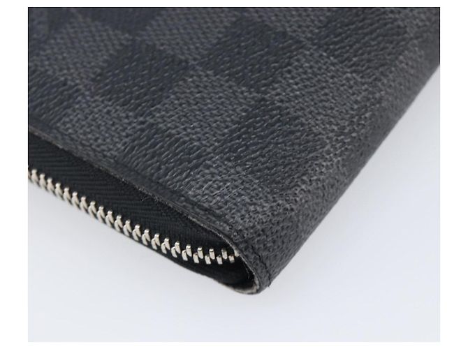 LOUIS VUITTON Damier Grafitte Zippy Organizer Long Wallet N63077 LV Auth 202603 Damier ebene - vista 16